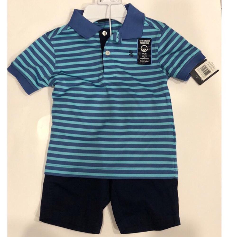 IZOD kids 2 piece shorts set for boy - size 4